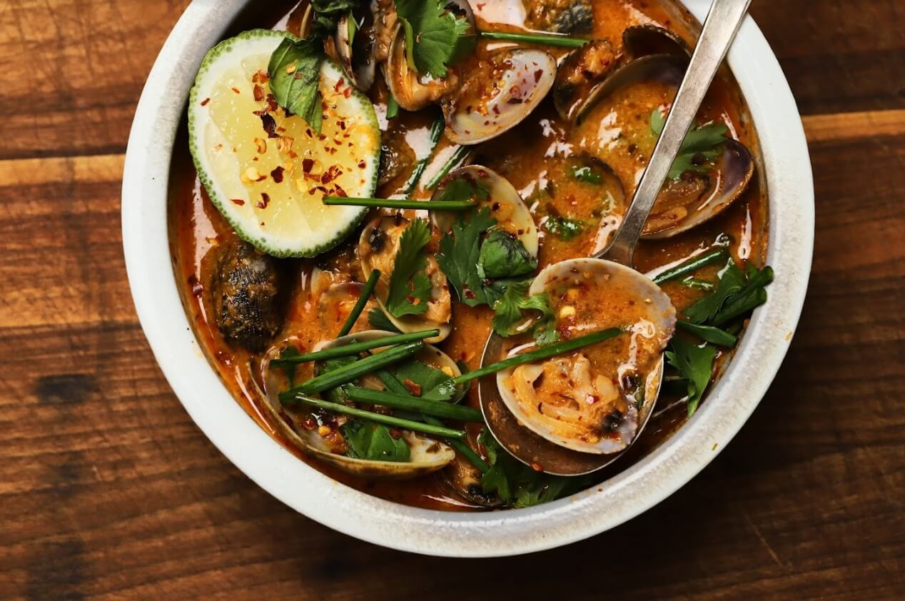 Manila Clam Red Curry | Taylor Shellfish Farms