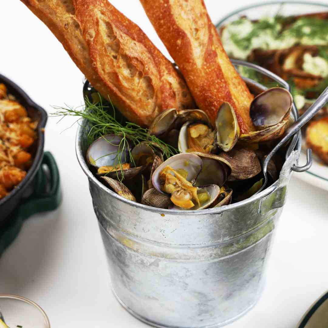 Clams In A Bucket | Taylor Shellfish Farms