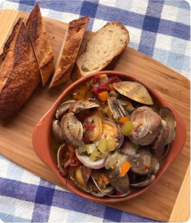 Clams Sundried Tomatoes