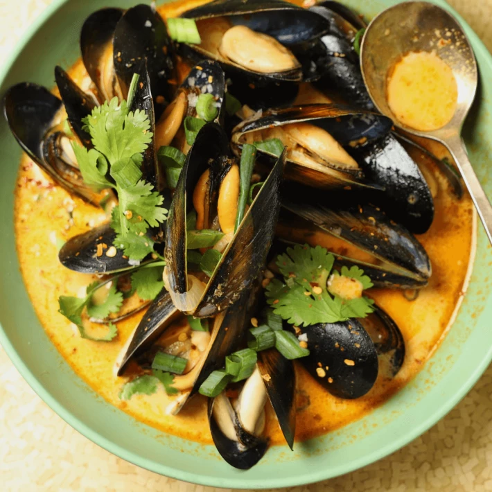 Pumpkin Spice Mussels