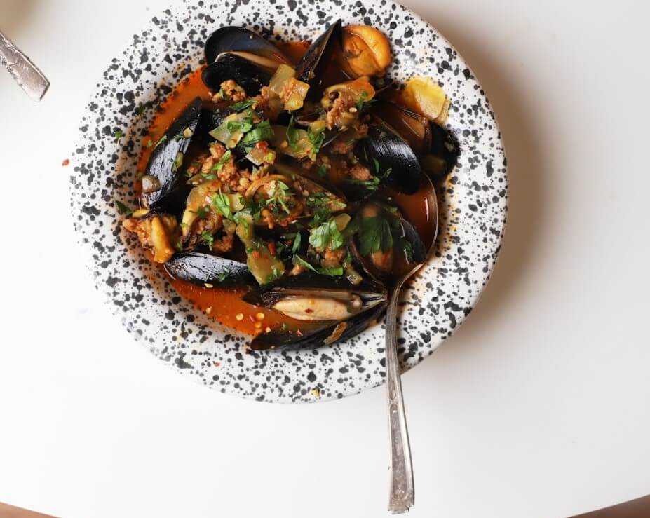 Mussel Stew with Italian Sausage | Taylor Shellfish Farms