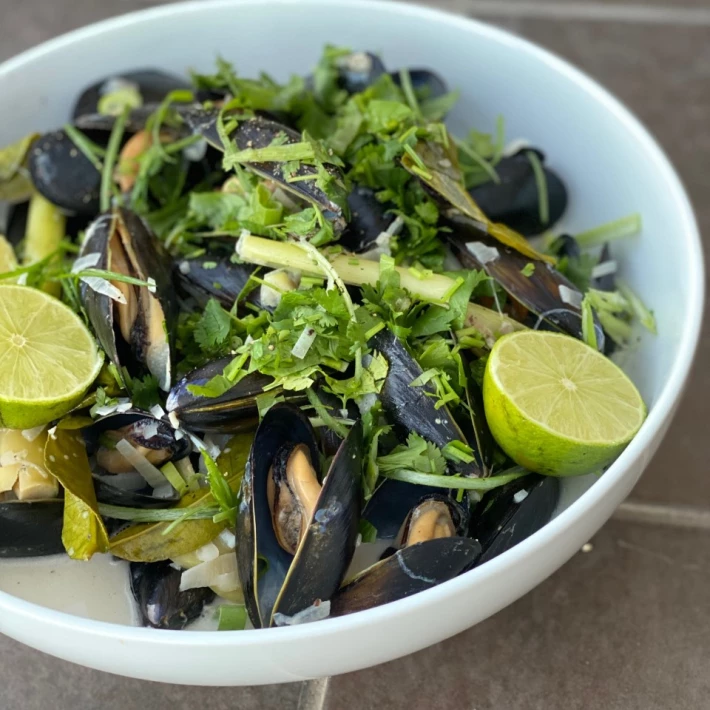Tom Kha Mussels