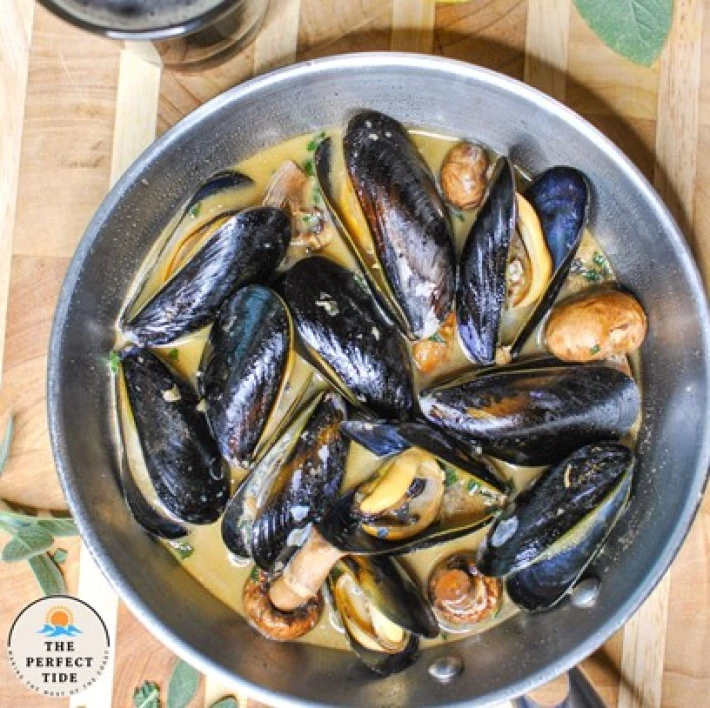 Steamed Mussels