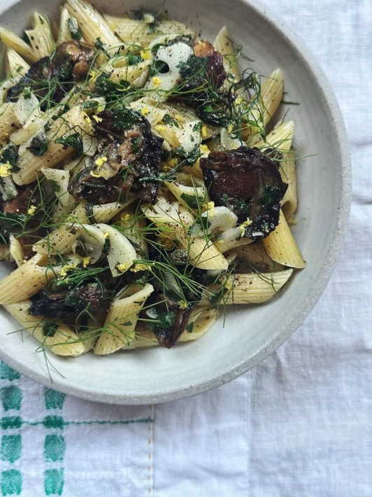 Penne Lemonpepper Oysters