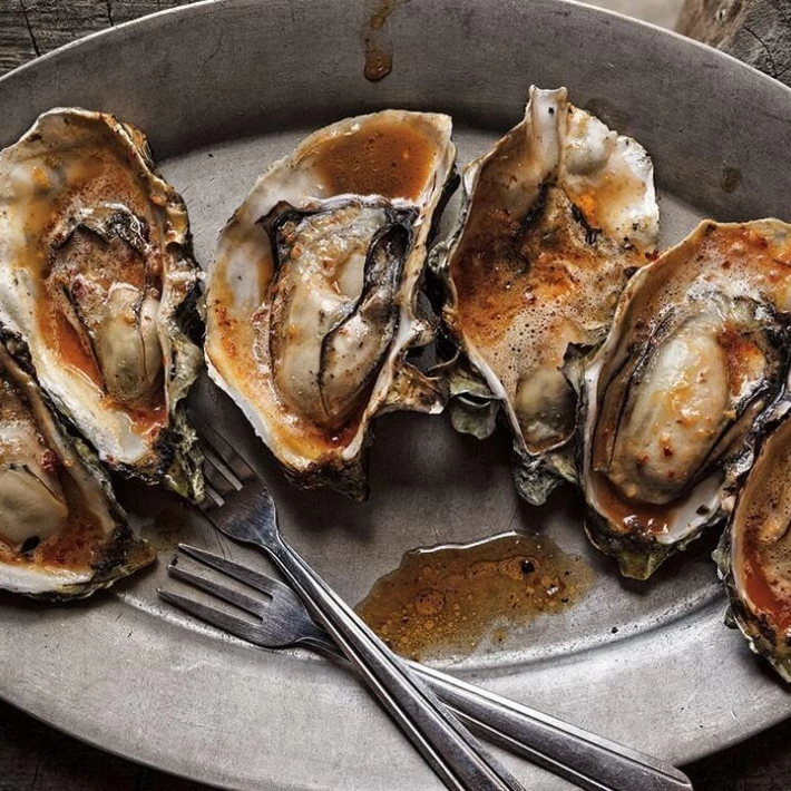 Deep Browned Oysters