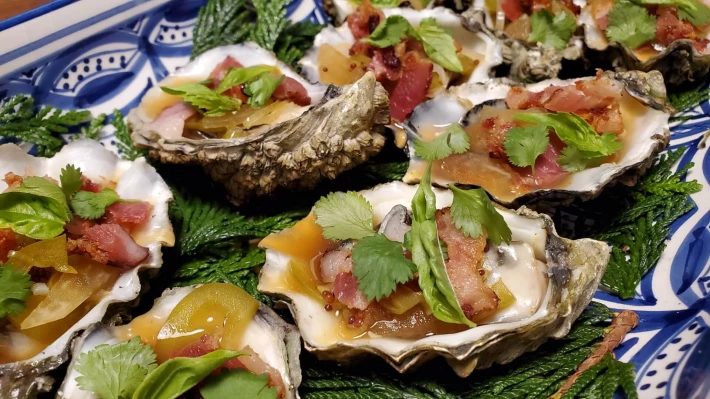 Cedar Bough Oysters