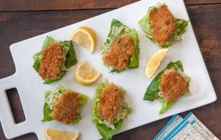 Baked Oyster Caeser Salad