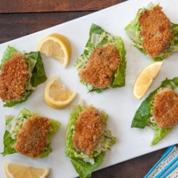 Baked Oyster Caeser Salad